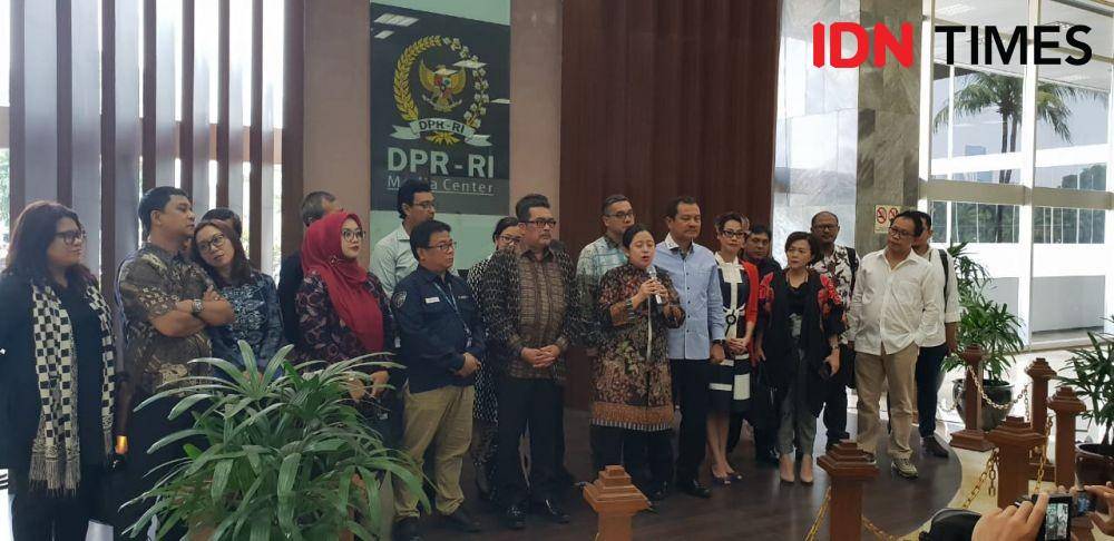 Ketua DPR RI Puan Maharani, Pertemuan dengan Pimpinan Media, 28 November 2019, Gedung DPR RI (IDN Times/Uni Lubis)