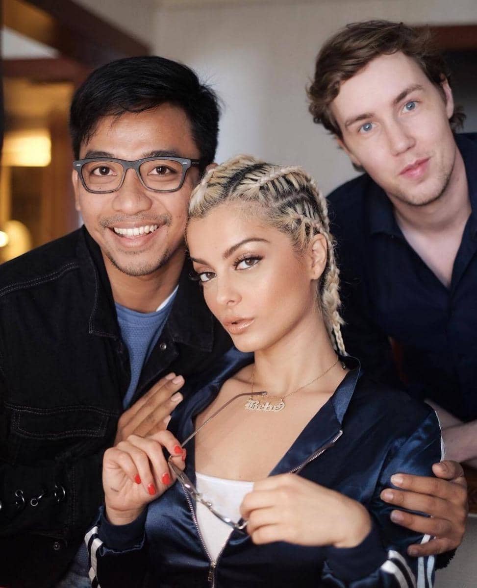 Bubah Alfian bersama penyanyi pop Bebe Rexha | Instagram.com/bubahalfian