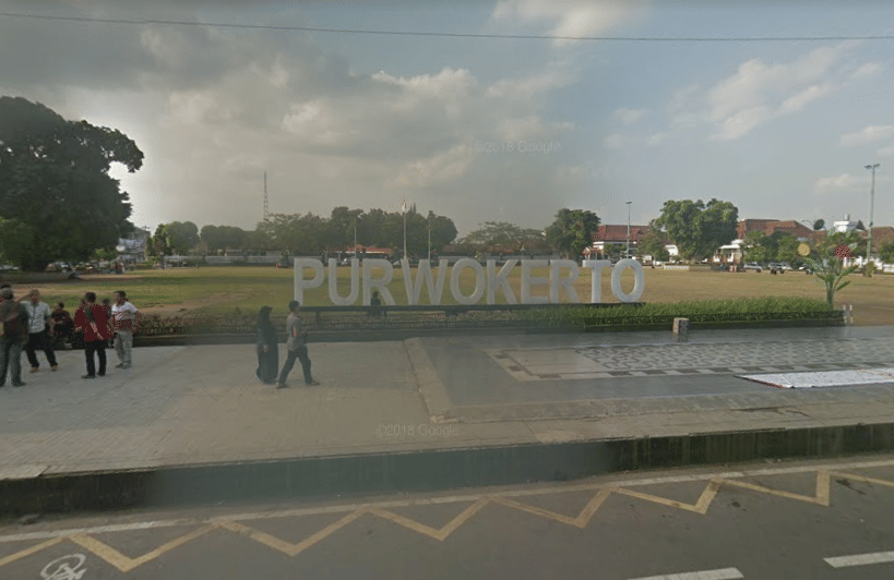 (Alun-alun Purwokerto di Jalan Jenderal Soedirman, Jawa Tengah. (Google Street View)