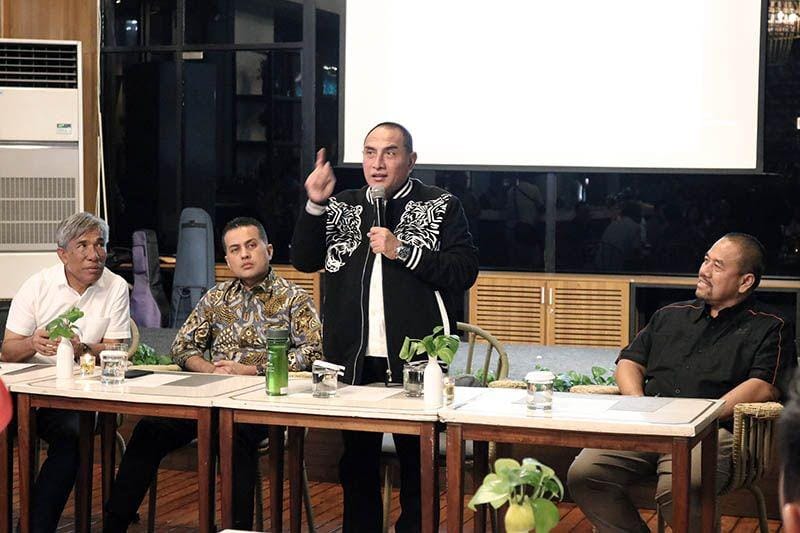 Gubernur Sumut Edy Rahmayadi menghadiri Gala Dinner Malam Motivasi Pemberangkatan Atlet Sumatera Utara Mengikuti Sea Games Filipina (Dok. Humas Pemprov Sumut)