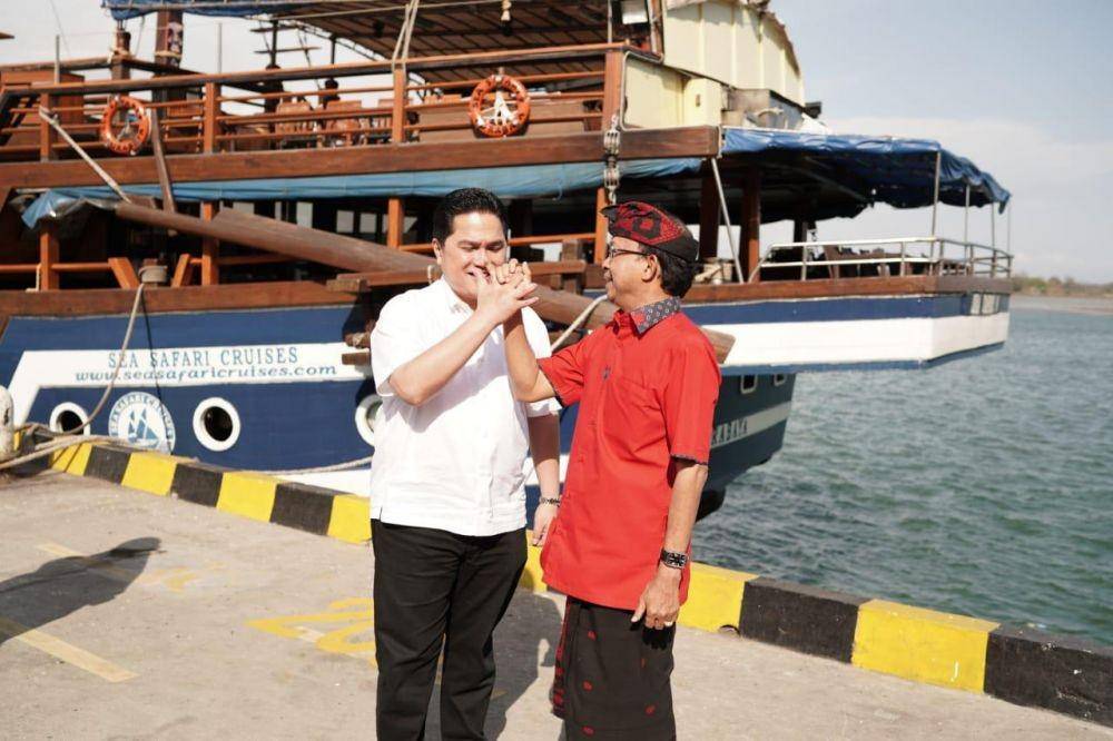 Menteri BUMN Erick Thohir dan Gubernur Bali I Wayan Koster. (Dok.Kementerian BUMN)