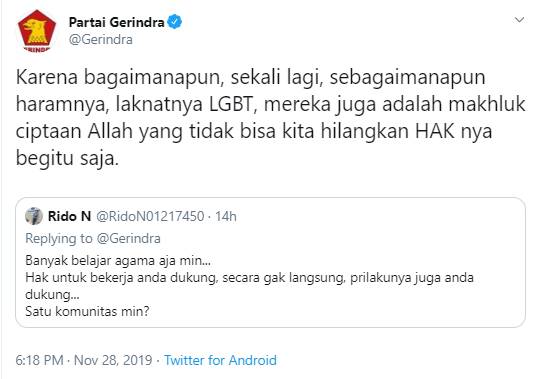 Twitter/@Gerindra