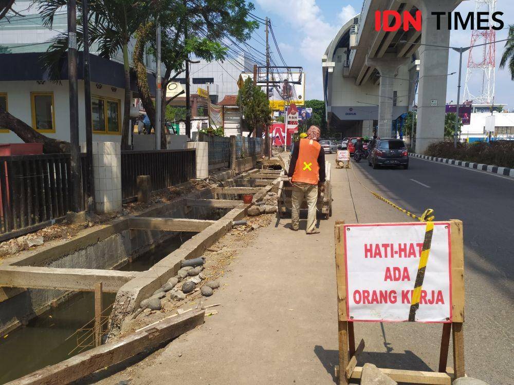 Ilustrasi saluran air di Kota Palembang (IDN Times/Feny Maulia Agustin)