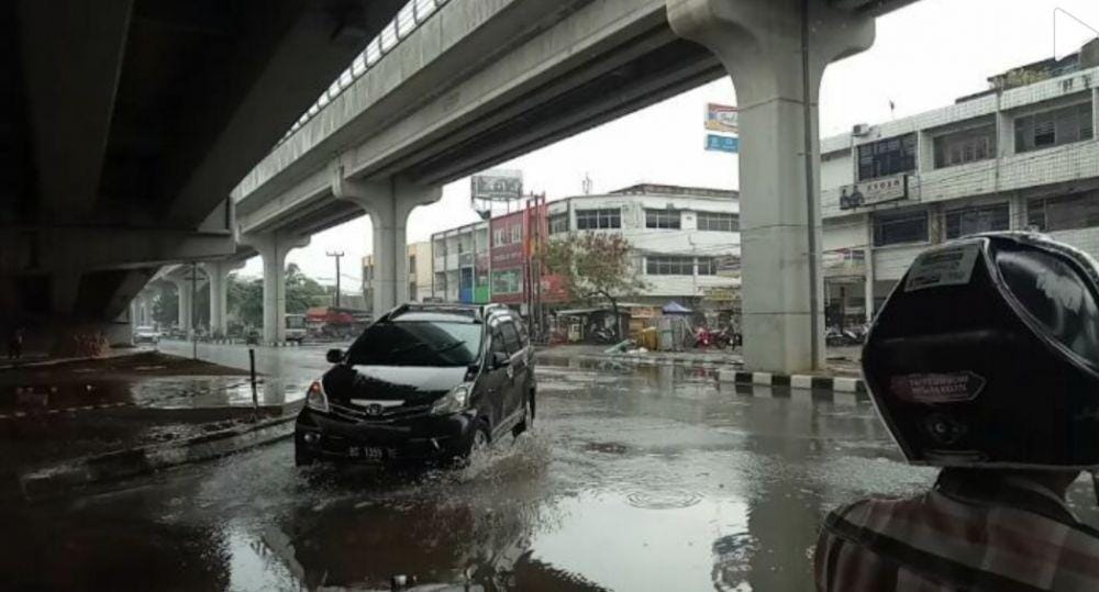 Banjir di Kota Palembang (IDN Times/Istimewa)