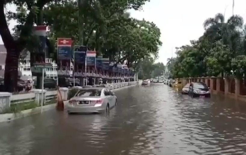 Banjir di Kota Palembang (IDN Times/Istimewa)