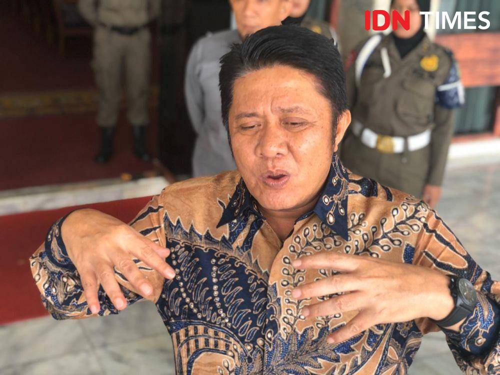 Gubernur Sumsel Herman Deru, pertanyakan soal serapan anggaran Provinsi Sumsel yang minim (IDN Times/Rangga Erfizal)