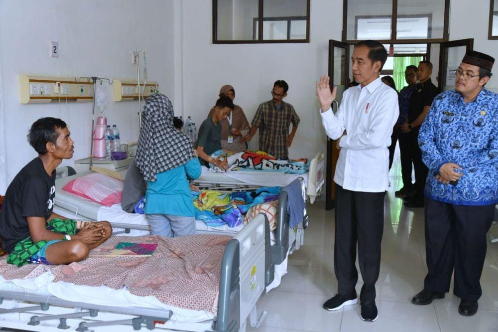 Presiden Jokowi melakukan sidak pelayanan BPJS di RSUD Subang, Jawa Barat, Jumat 29 November 2019 (Dok.IDN Times/Biro Pers Kepresidenan)