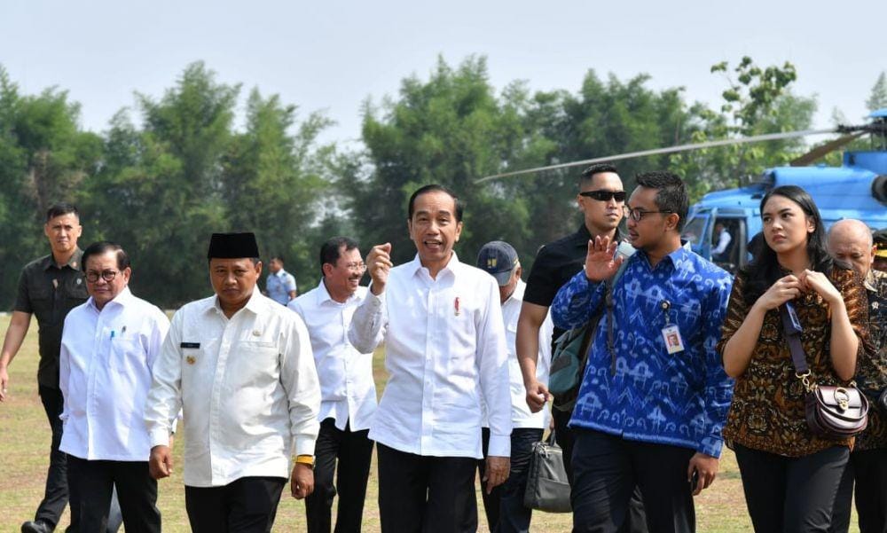 Presiden Jokowi meninjau Pelabuhan Patimban, Subang, Jawa Barat, Jumat 29 November 2019 (Dok.IDN Times/Biro Pers Kepresidenan)