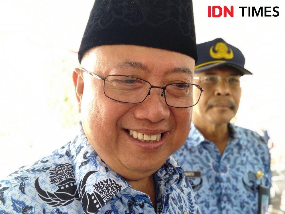 Bupati Bantul Suharsono. IDN Times/Daruwaskita