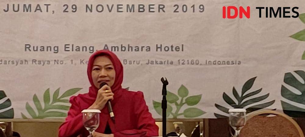 Nenden Lilis. Penerjemah buku Orang Suci, Pohon Kelapa. Hotel Ambhara. 29 November 2019. IDN Times/Geralda Talitha