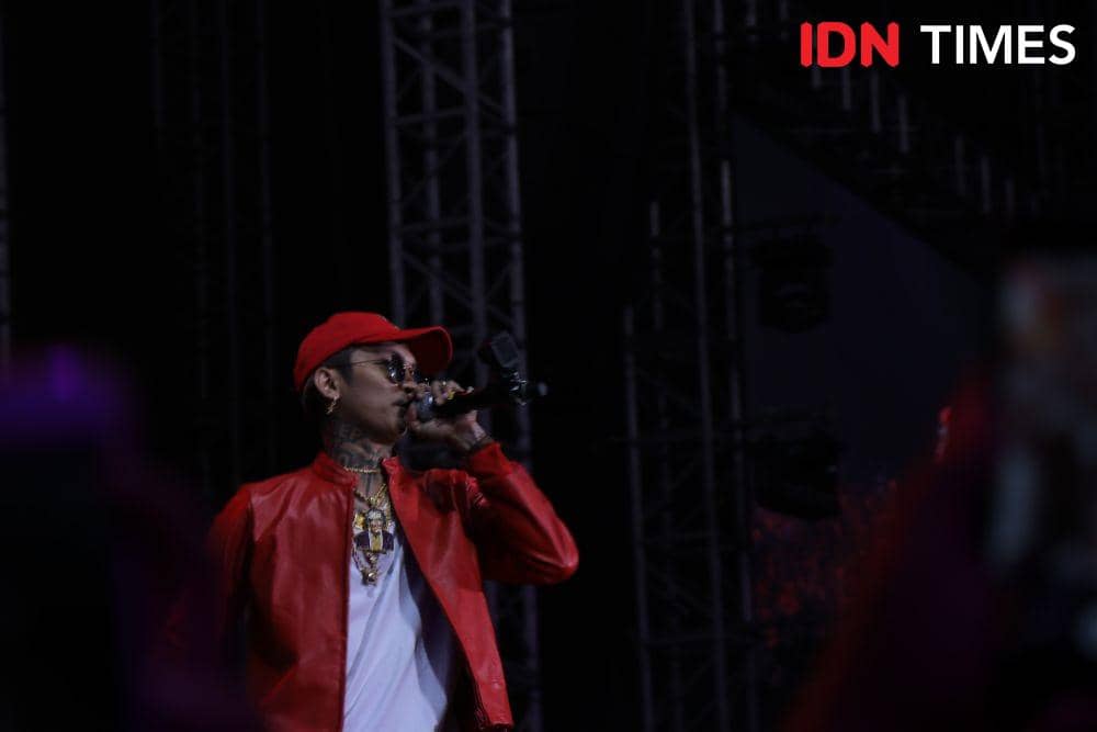 Young Lex  dalam YouTube FanFest 2019 di Jakarta, pada 29 November 2019. IDN Times/Nadia Umara