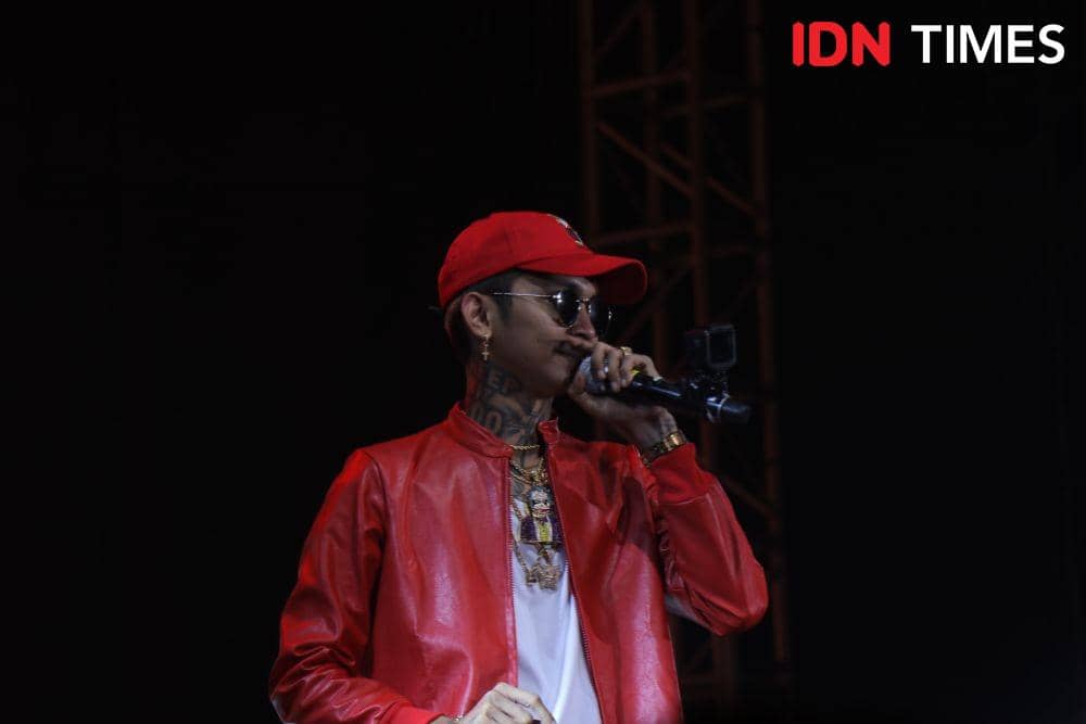 Young Lex  dalam YouTube FanFest 2019 di Jakarta, pada 29 November 2019. IDN Times/Nadia Umara