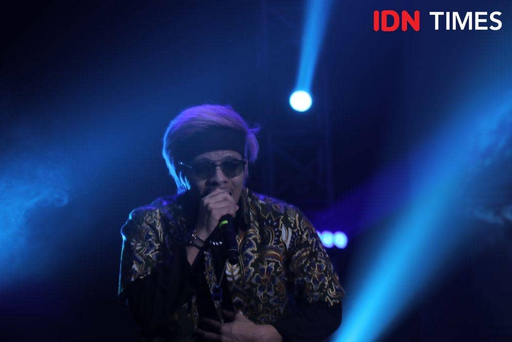 Atta Halilintar  dalam YouTube FanFest 2019 di Jakarta, pada 29 November 2019. IDN Times/Nadia Umara