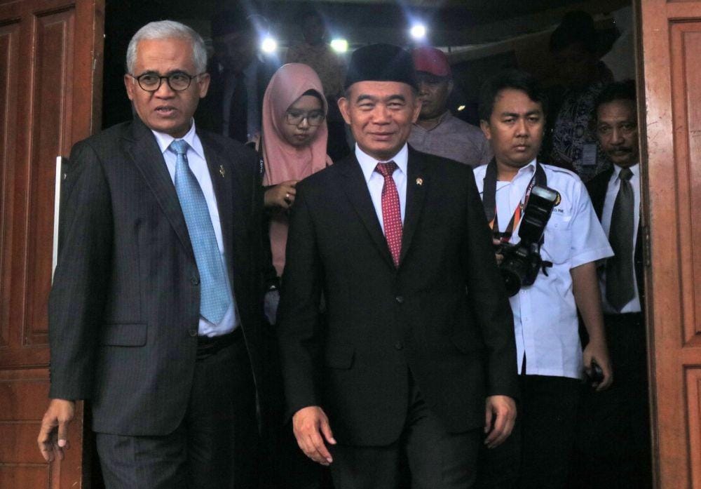 Menko PMK, Muhadjir Effendy saat usai menghadiri wisuda di Universitas Muhammadiyah Malang, Sabtu (30/11/2019). IDN Times/Alfi Ramadana