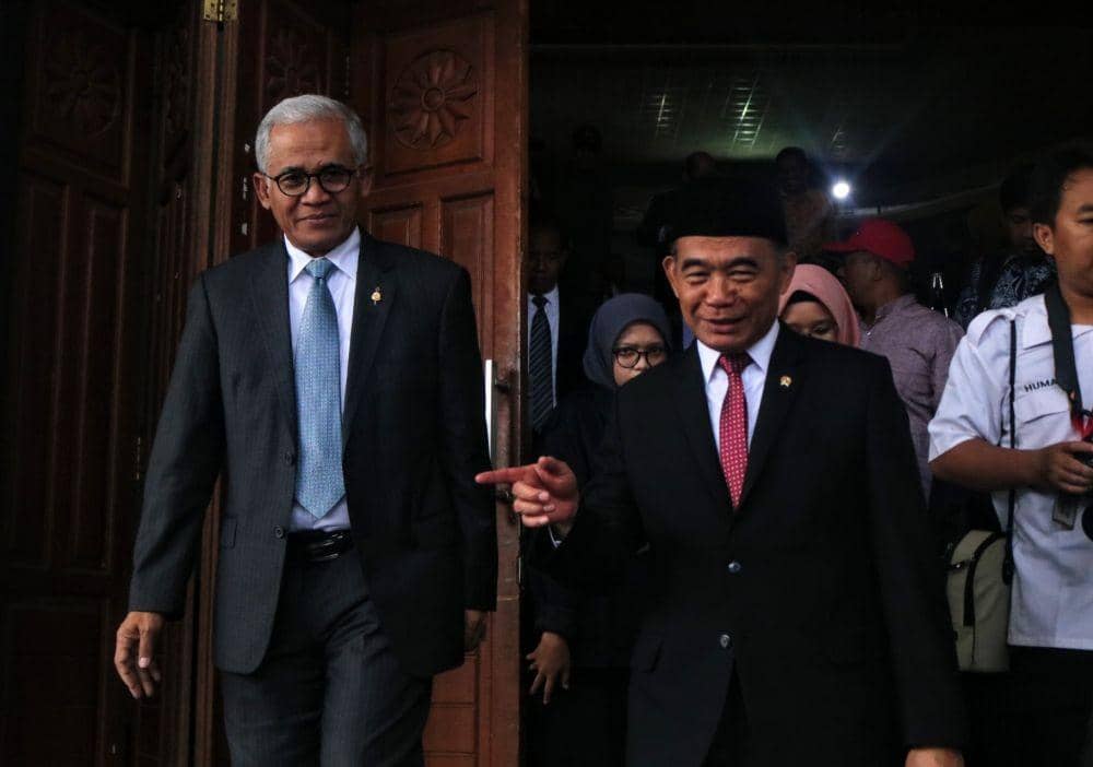 Menko PMK, Muhadjir Effendy usai memberi orasi ilmiah di UMM, Sabtu (30/11/2019). IDN Times/ Alfi Ramadana