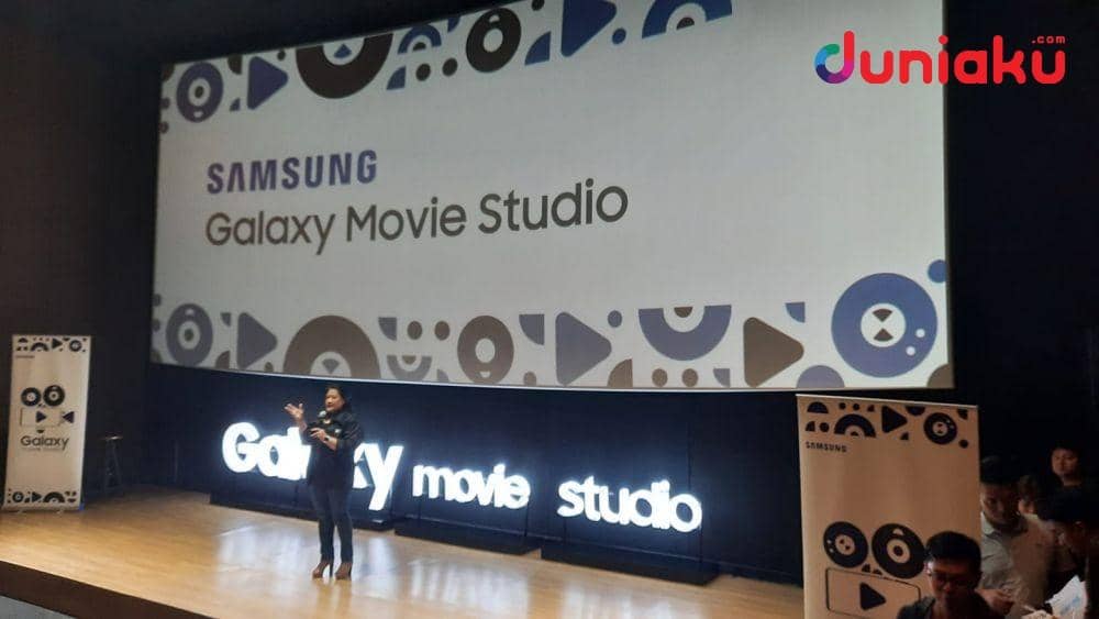 Elvira Jakub, peresmian Samsung Galaxy Movie Studio. duniaku.com/Adhitya Daniel