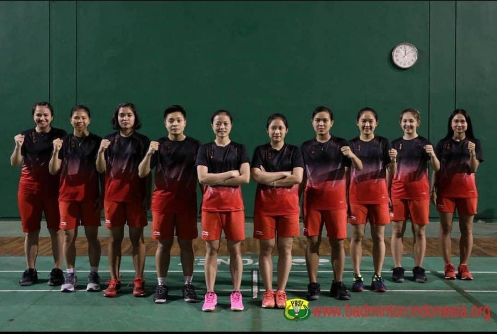 Skuat putri Indonesia untuk SEA Games 2019 (Instagram/badminton.ina)