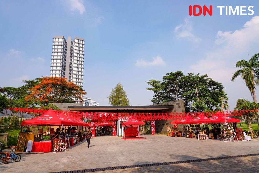 Suasana Sunday Market di Graha Golf Famili Surabaya (1 Desember 2019). IDN Times/Reza Iqbal