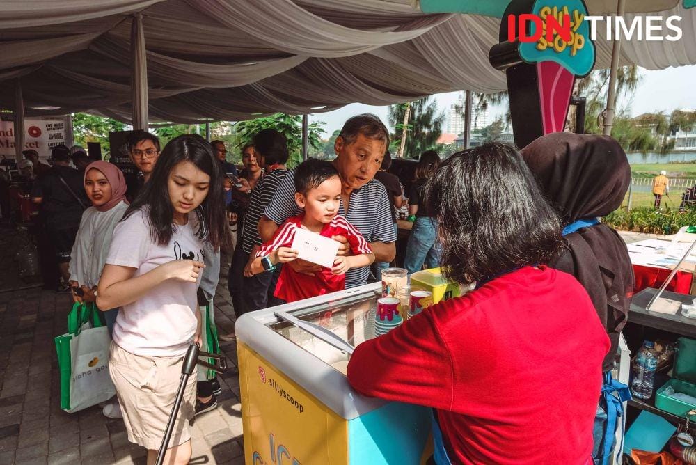 Suasana Sunday Market di Graha Golf Famili Surabaya (1 Desember 2019). IDN Times/Reza Iqbal