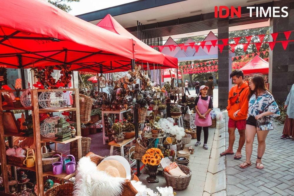 Suasana Sunday Market di Graha Golf Famili Surabaya (1 Desember 2019). IDN Times/Reza Iqbal