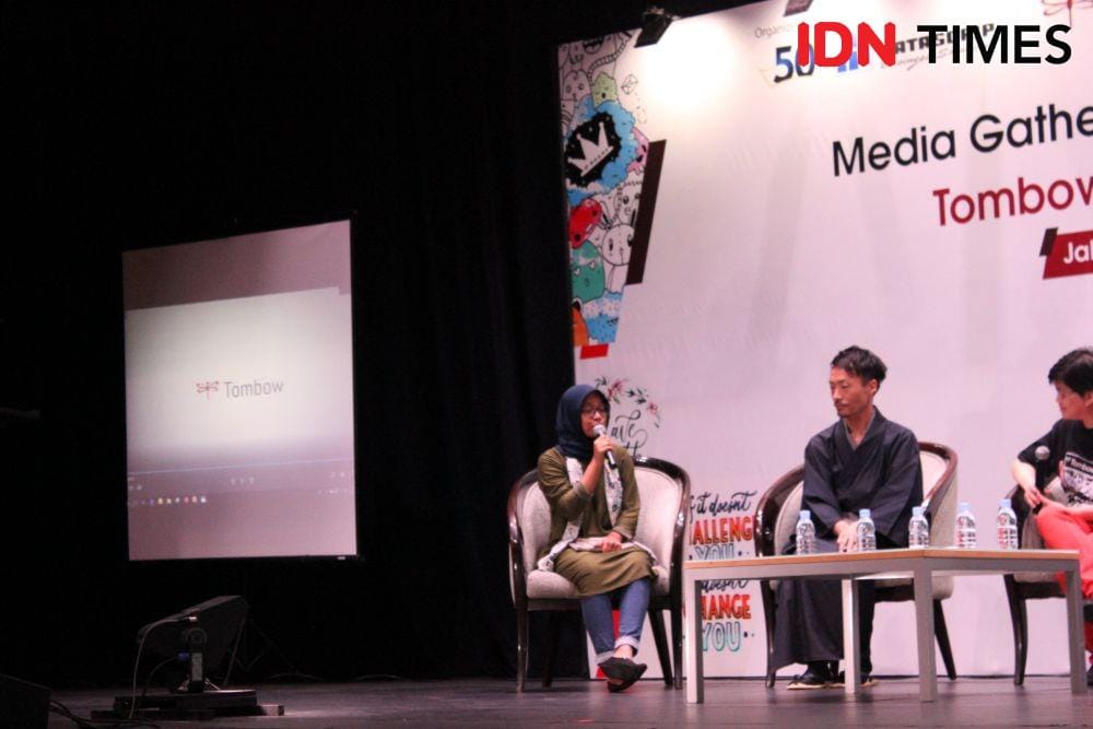 Presscon Tombow Grand Workshop. Ciputra Artpreneur. 30 November 2019. IDN Times/Geralda Talitha
