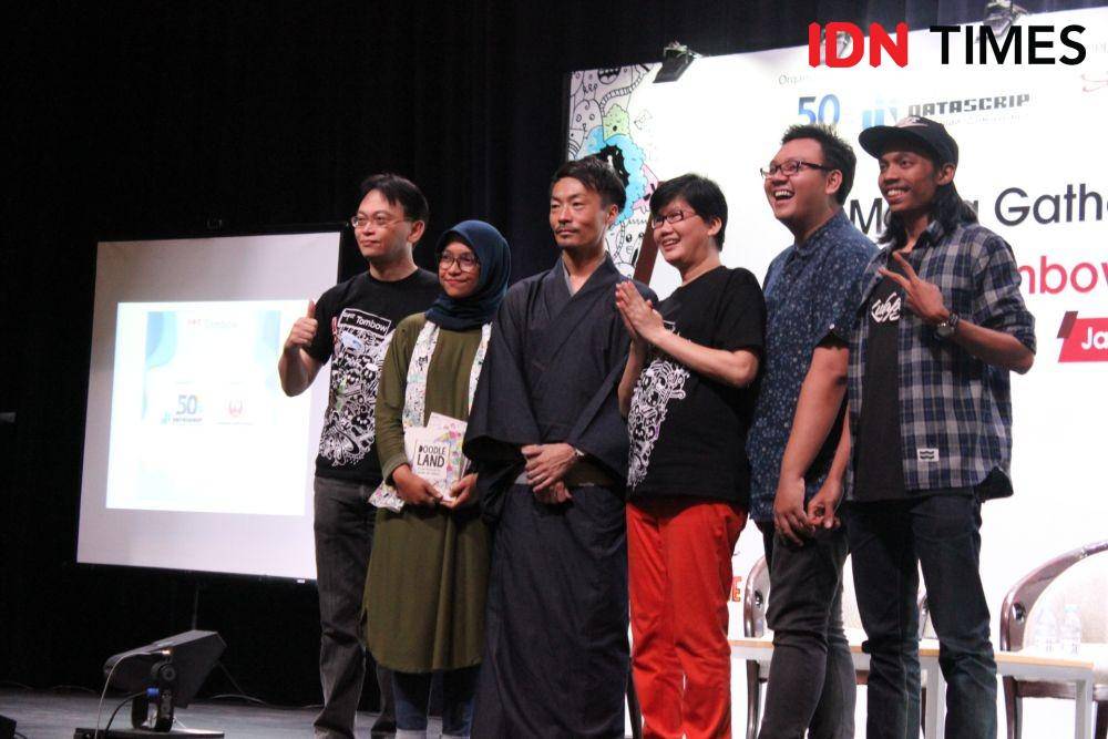 Presscon Tombow Grand Worksho[p. Ciputra Artpreneur. 29 November 2019. IDN Times/Geralda Talitha