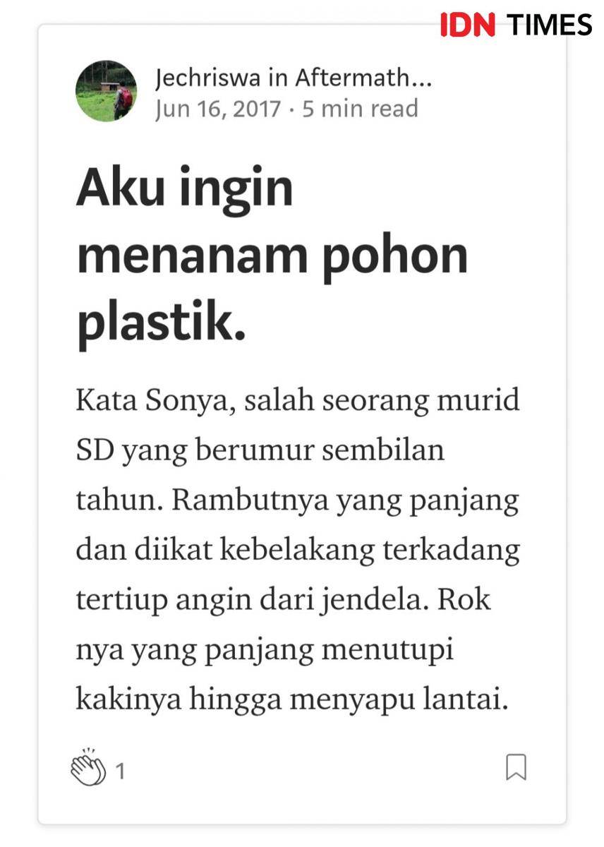 (Tangkapan layar akun Medium Jehuda) IDN Times/Azzis Zulkhairil