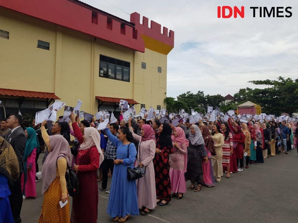 Audisi pencarian bakat pedangdut (IDN Times/Indah Permata Sari)