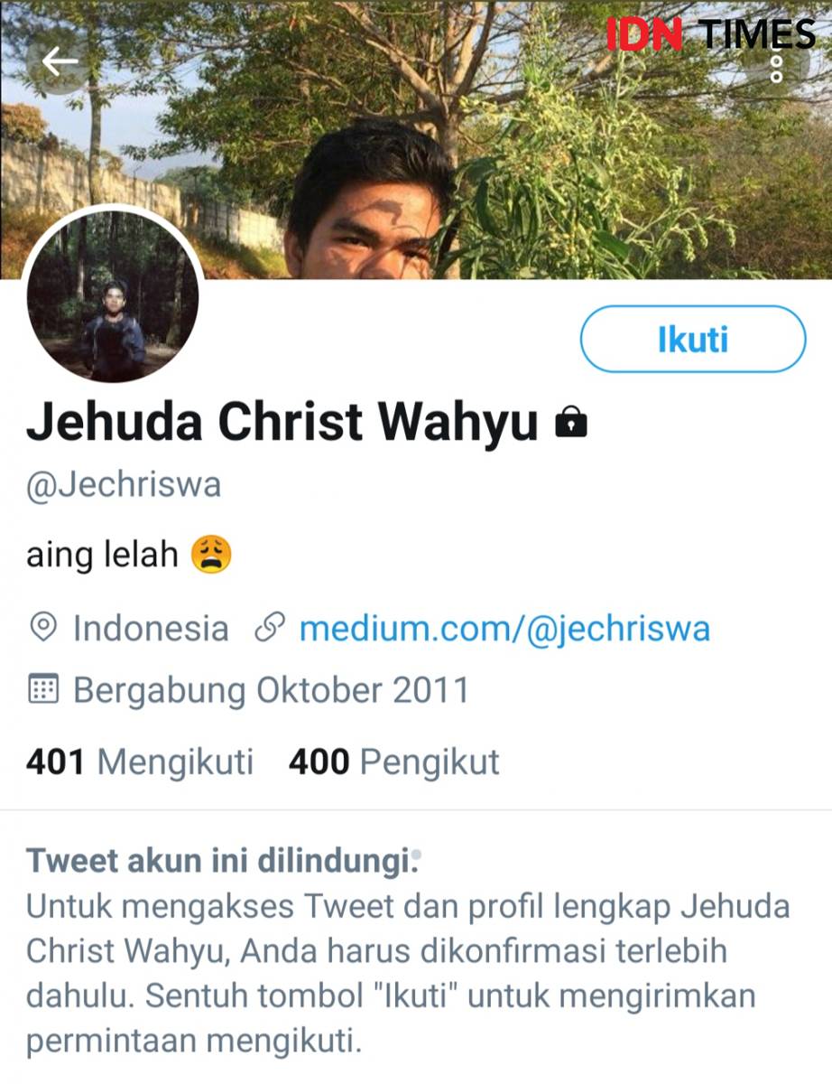 (Tangkapan Layar akun Twitter) IDN Times/Azzis Zulkhairil