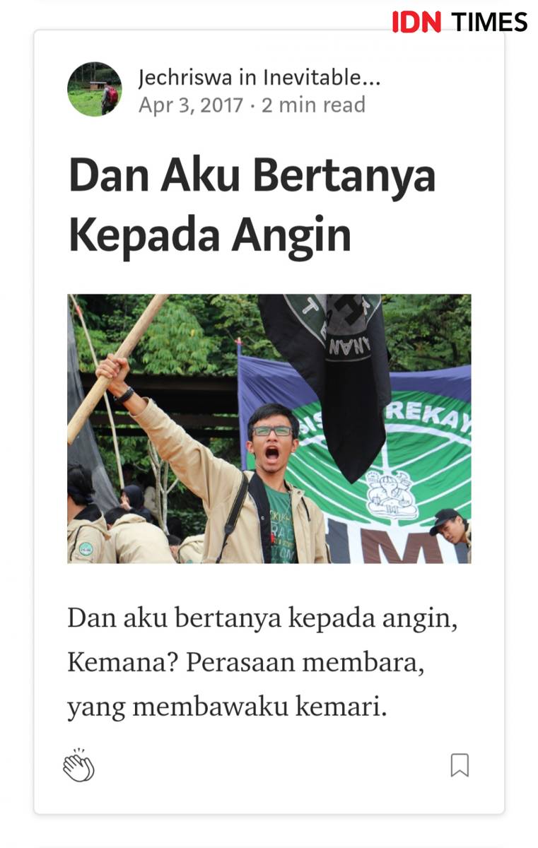 (Tangkapan layar akun Medium Jehuda) IDN Times/Azzis Zhulkhairil