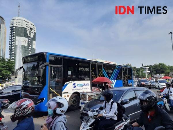 Rute TransJakarta koridor 2 dialihkan karena adanya Reuni 212 di Monas, Aryodamar/IDN Times
