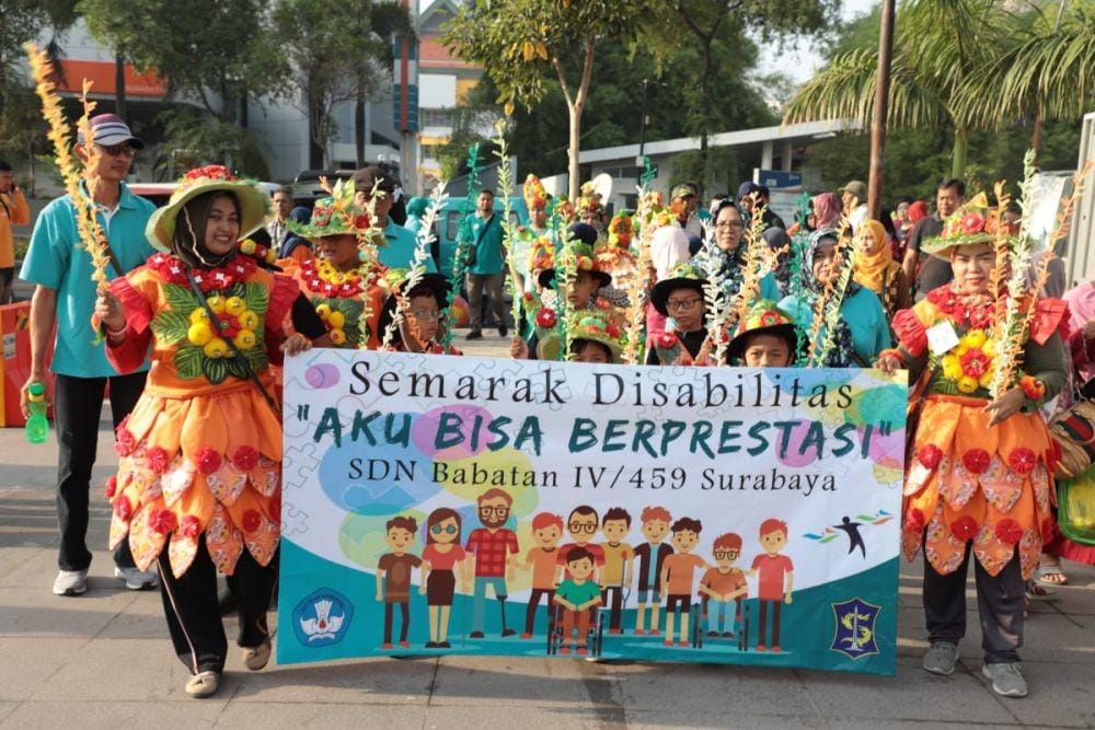 Kemeriahan acara Semarak Hari Disabilitas, Minggu (1/12). Dokumen Humas Pemkot Surabaya