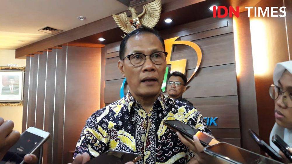 Kepala BPS Suhariyanto memberikan keterangan pers. (IDN Times/Indiana Malia)