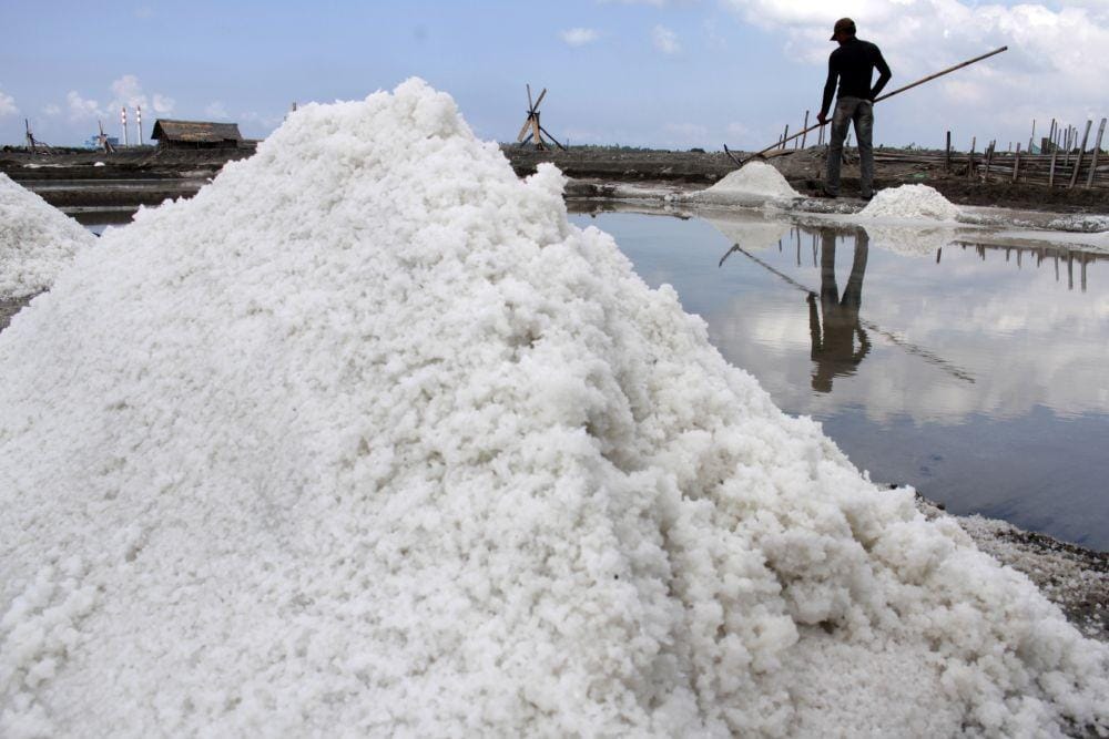 Garam Jeneponto, Sulawesi Selatan, terkontaminasi mikroplastik