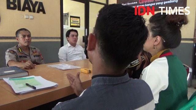 SPKT Polda Sulsel menerima laporan dugaan penipuan investasi arisan online, Senin (2/12) / Sahrul Ramadan (IDN Times/Sahrul Ramadan)