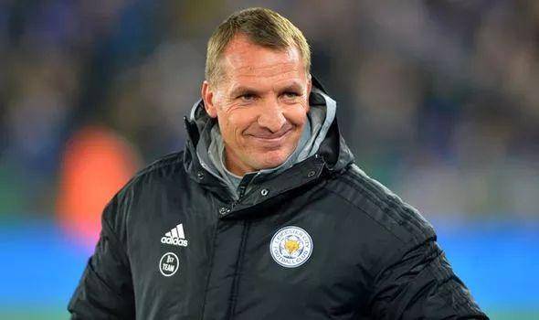 Pelatih Leicester City, Brendan Rodgers. Getty Images via Express.co.uk