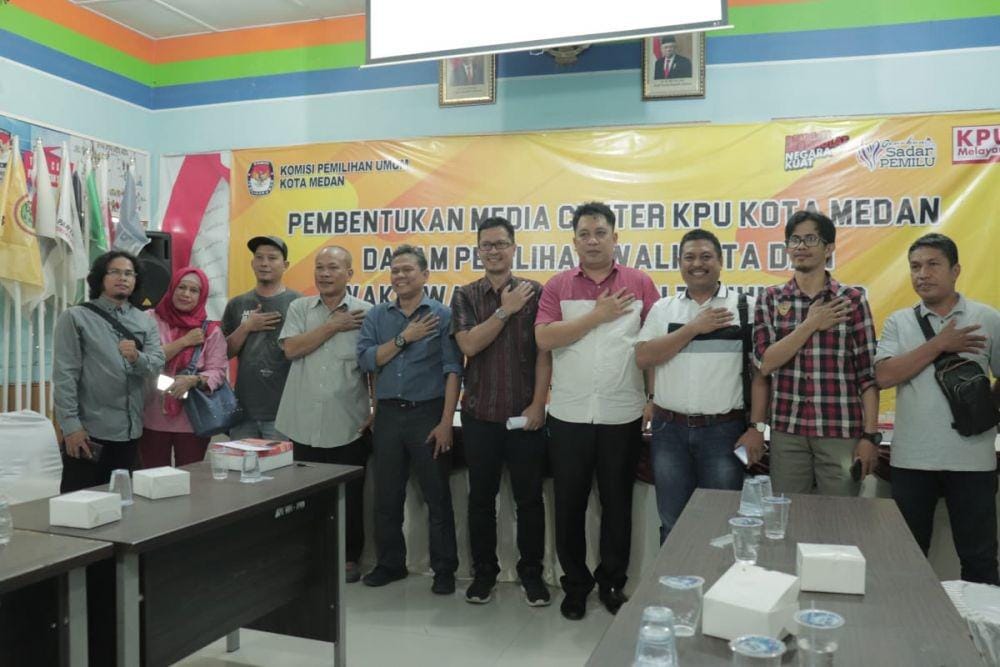 KPU Medan membuka media center Pilkada 2020 (IDN Times/Yurika Febrianti)