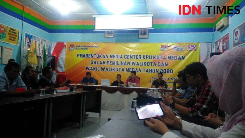 Pembentukan media center Pilkada 2020 (IDN Times/Yurika Febrianti)