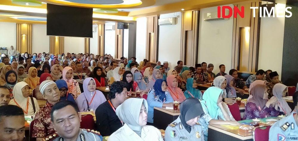 Orang tua murid SMA N 1 Bantul ikuti Parenting Day.IDN Times/Daruwaskita