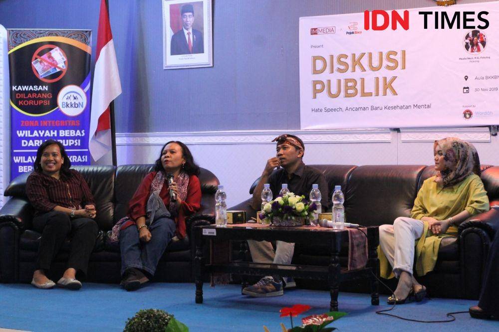 Diskusi Publik di Aula BKKBN Sumatera Utara (IDN Times/Masdalena Napitupulu)