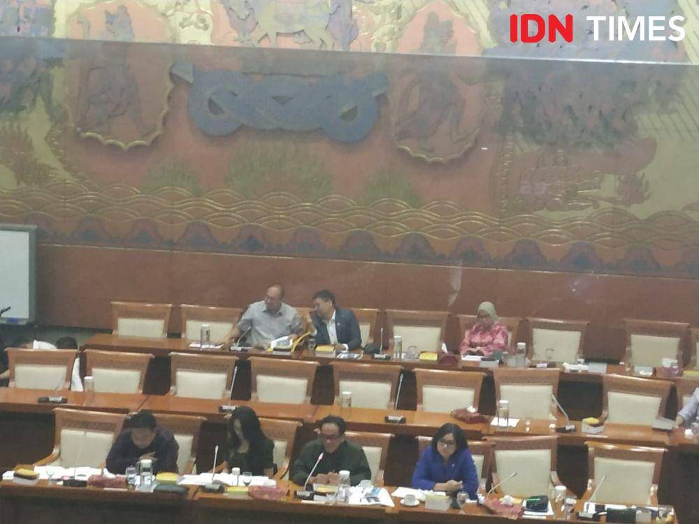 Raker Komisi VI DPR bersama Kementerian BUMN (IDN Times/Auriga Agustina)