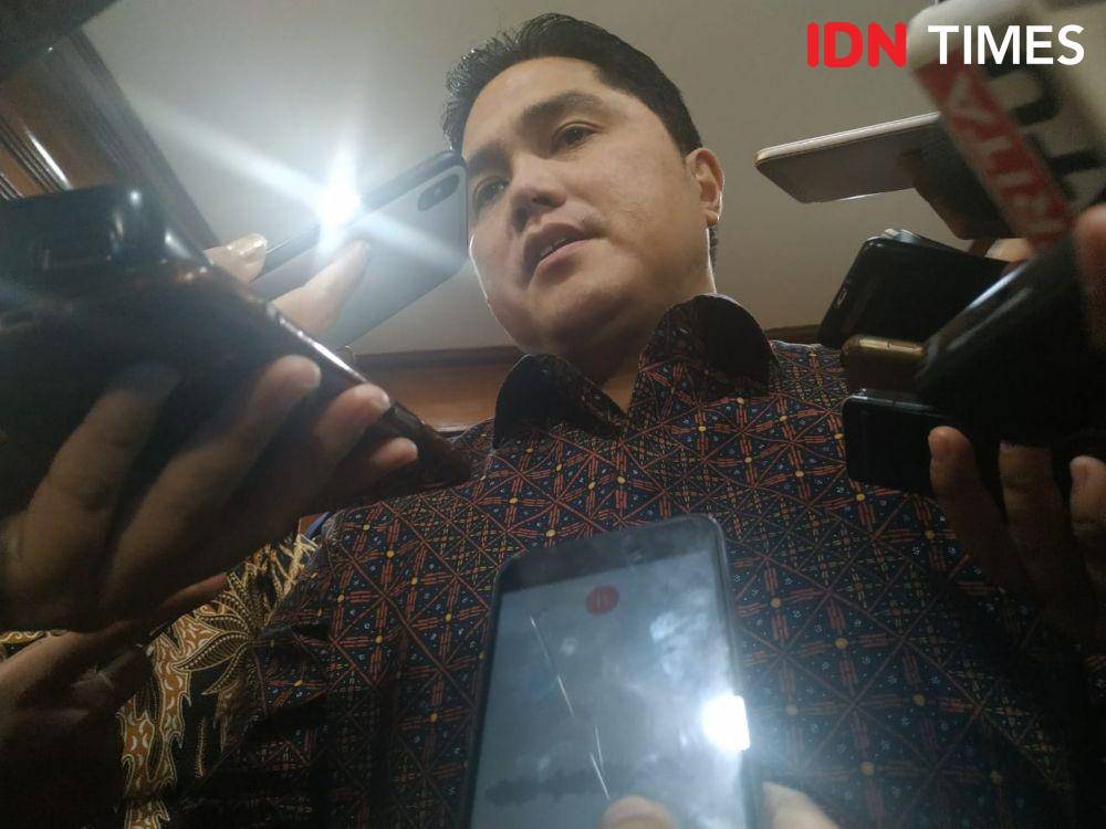 Raker Komisi VI DPR bersama Kementerian BUMN (IDN Times/Auriga Agustina)