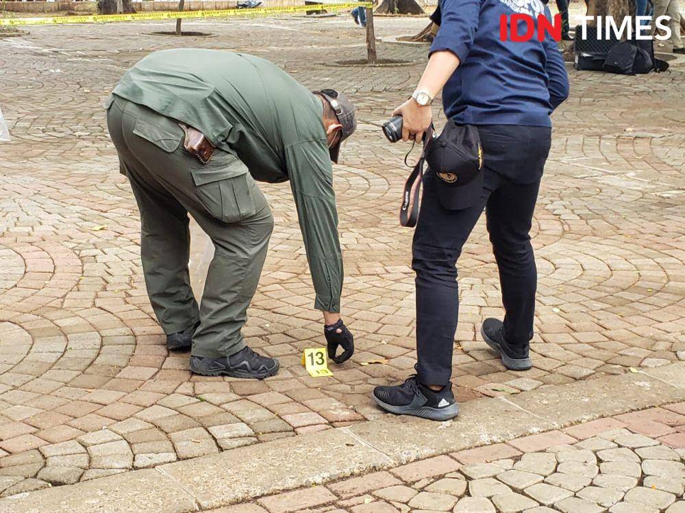 TKP ledakan di Monas (IDN Times/Hana Adi Perdana)