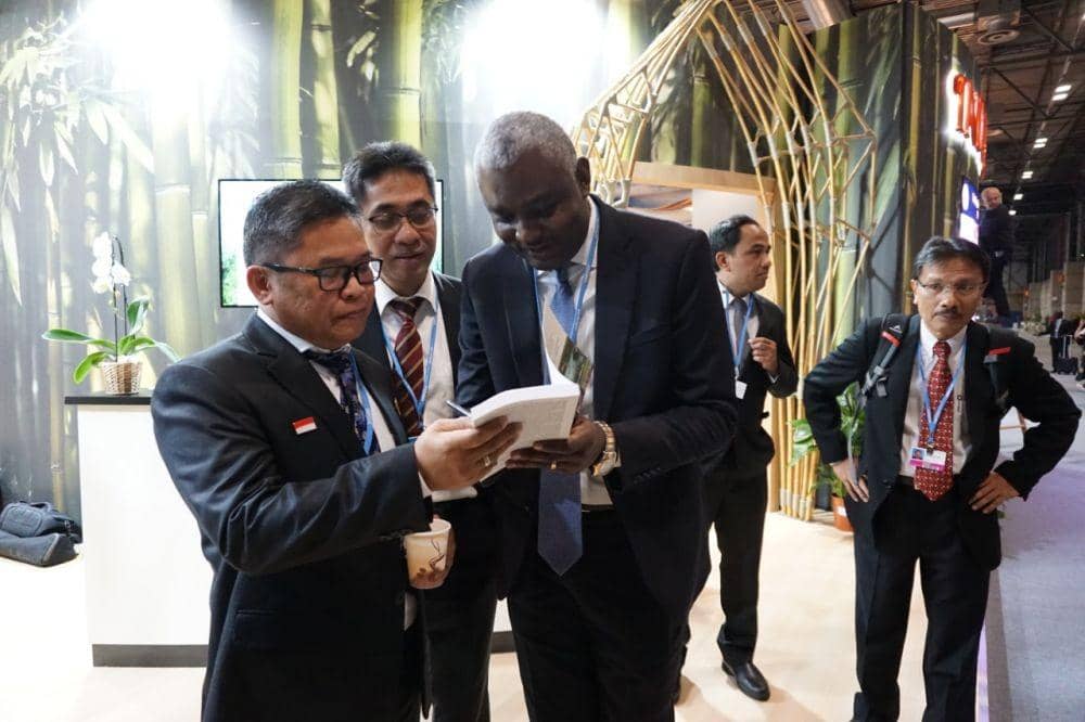 Delegasi Indonesia menghadiri COP 25 di Madrid, 2 Desember 2019. (Dok. Humas KLHK)