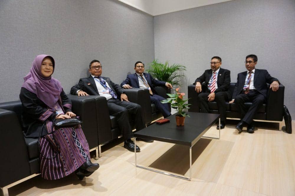 Delegasi Indonesia menghadiri COP 25 di Madrid, 2 Desember 2019. (Dok. Humas KLHK)