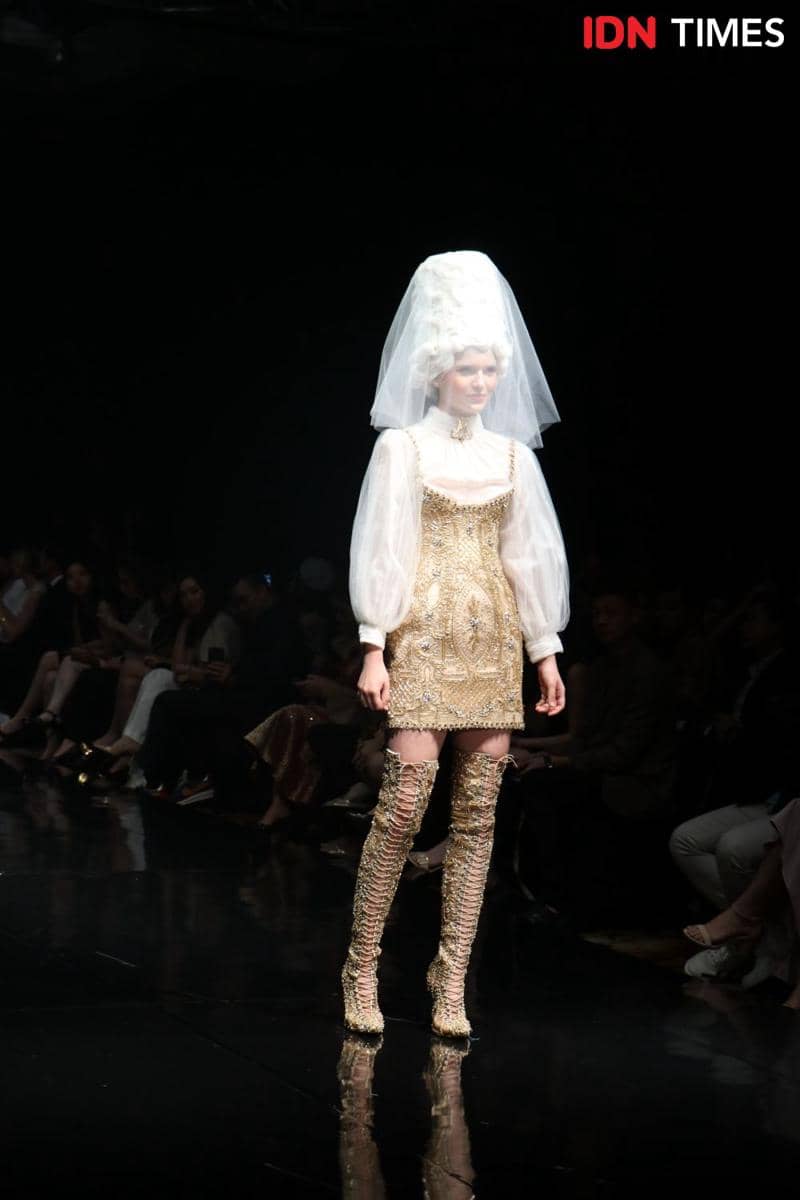 Fashion Show Le Marie karya Monica Ivena. 3 Desember 2019. IDN Times/Klara Livia