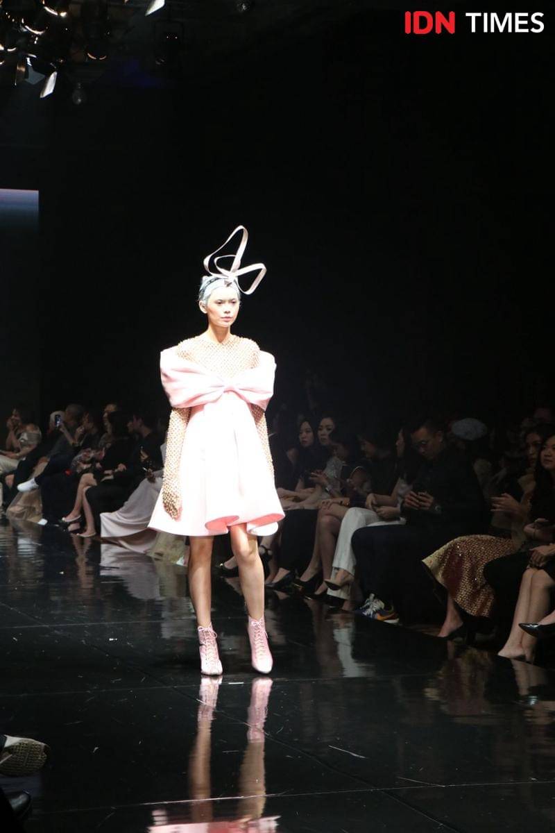 Fashion Show Le Marie karya Monica Ivena. 3 Desember 2019. IDN Times/Klara Livia