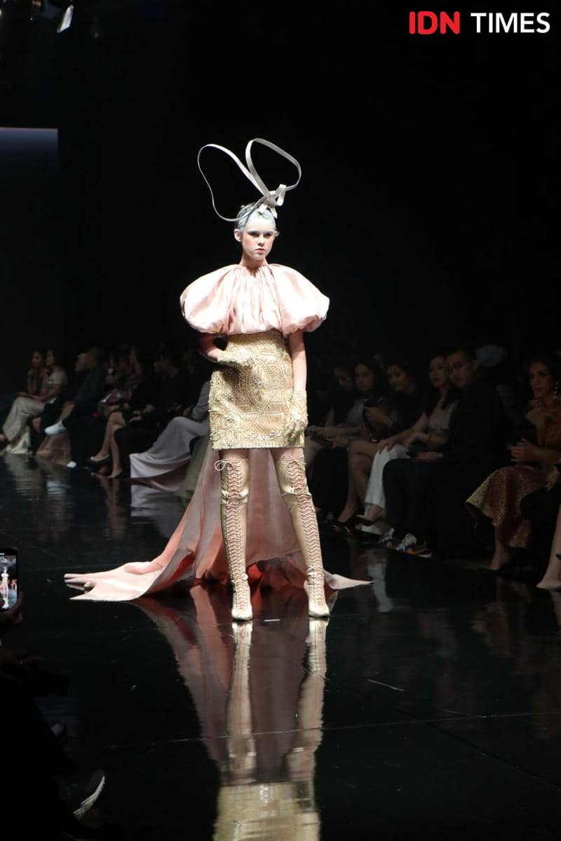 Fashion Show Le Marie karya Monica Ivena. 3 Desember 2019. IDN Times/Klara Livia