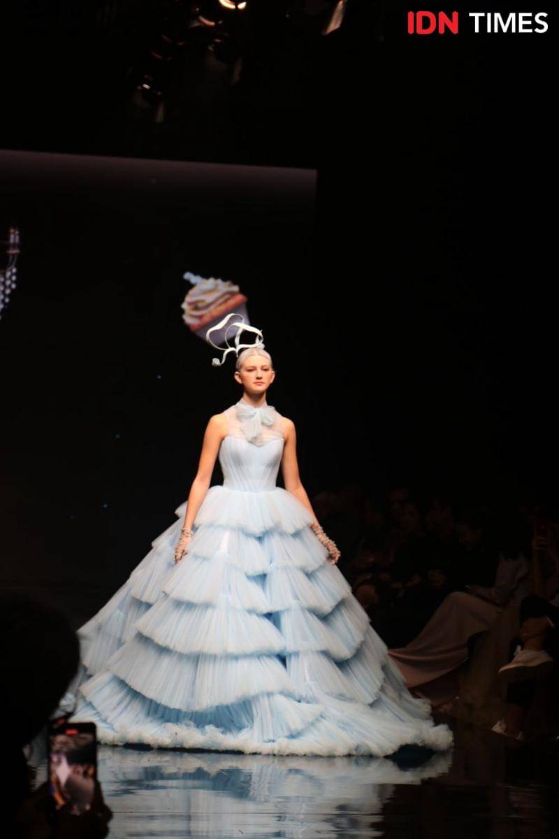 Fashion Show Le Marie karya Monica Ivena. 3 Desember 2019. IDN Times/Klara Livia