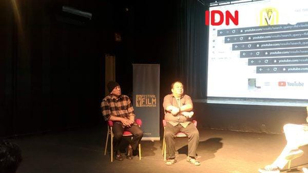 Ajiwan dan Ismail sebagai narasumber Premiere Talk The Feeling of Reality -  IDN Times/Rijalu Ahimsa